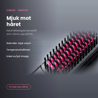Curlgo – trådlös plattång & locktång 2-i-1